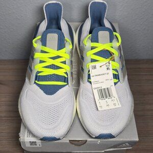 NEW!!! Adidas Ultraboost 22 Running Shoes – White,Grey,Blue,Yellow : Size W 6.5
